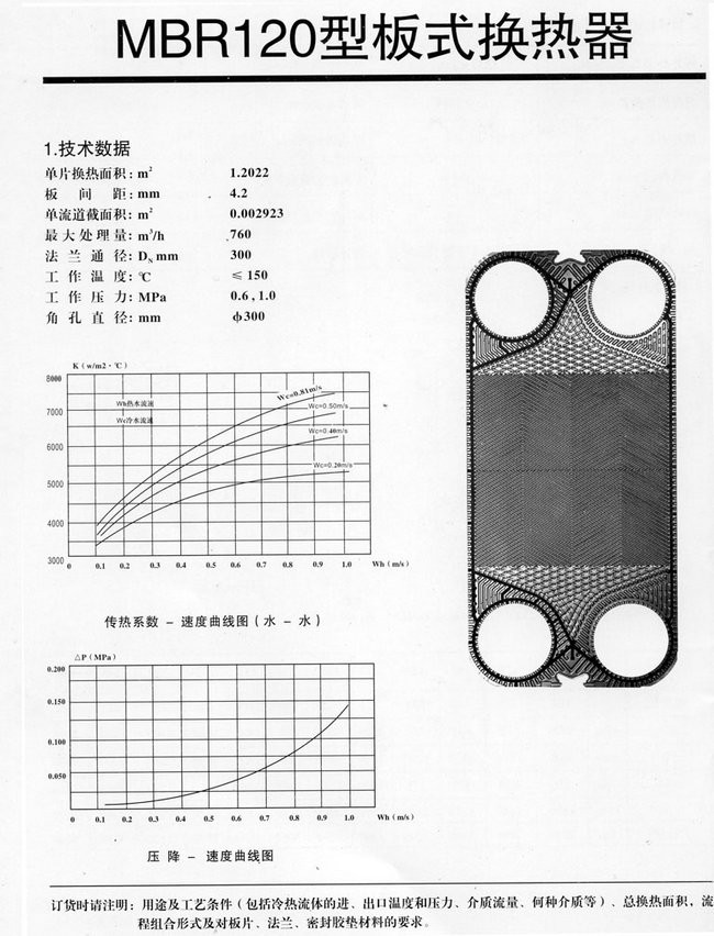 重慶MBR120型板式換熱器